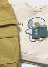 Conjunto Saco Astronauta Beige Mayoral
